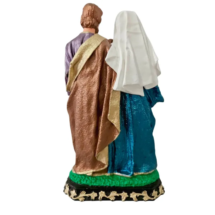 Imagem da Sagrada Família de Borracha Inquebrável - 30 cm | Comprar na Lojinha Uai