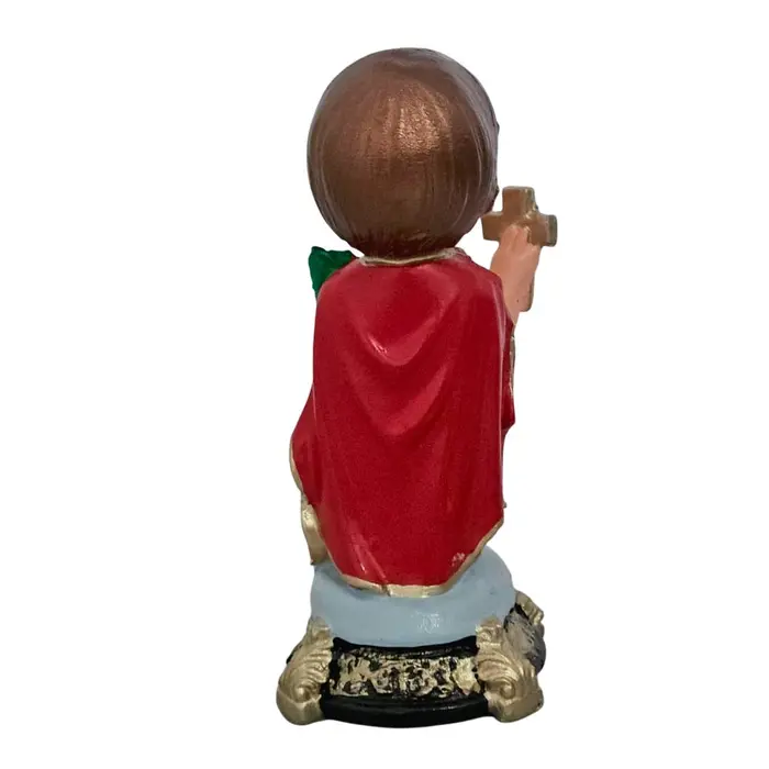 Imagem de Santo Expedito Infantil de Borracha Inquebrável - 15 cm | Comprar na Lojinha Uai
