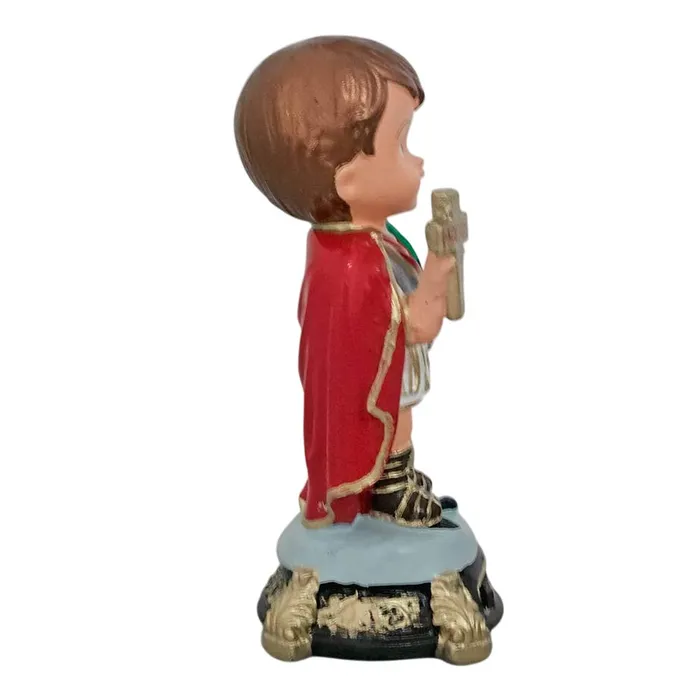 Imagem de Santo Expedito Infantil de Borracha Inquebrável - 15 cm | Comprar na Lojinha Uai
