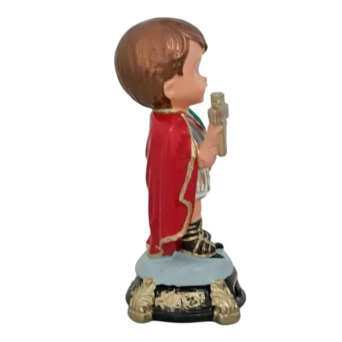 Imagem de Santo Expedito Infantil de Borracha Inquebrável - 15 cm | Comprar na Lojinha Uai