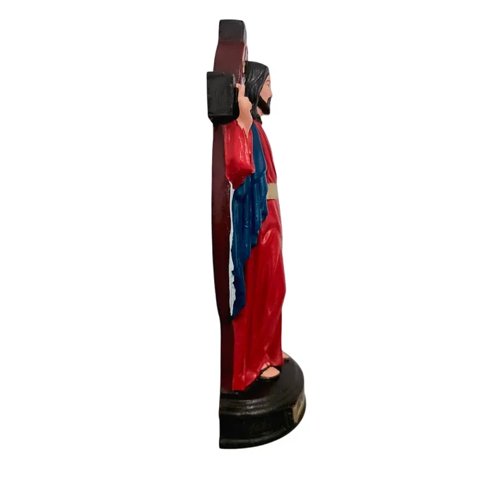 Imagem do Senhor Jesus das Santas Chagas em Borracha Inquebrável - 25 cm | Lojinha Uai