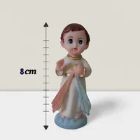 Imagem de Jesus Misericordioso Infantil em Resina - 8 cm | Comprar na Lojinha Uai - imagem 3