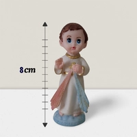 Imagem de Jesus Misericordioso Infantil em Resina - 8 cm | Comprar na Lojinha Uai - imagem 3