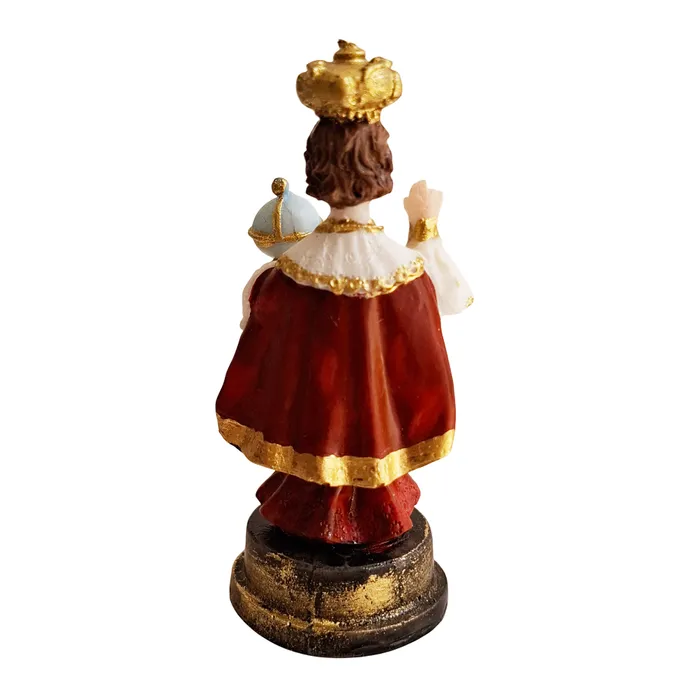 Imagem do Menino Jesus de Praga de Resina - 9 cm | Comprar na Lojinha Uai