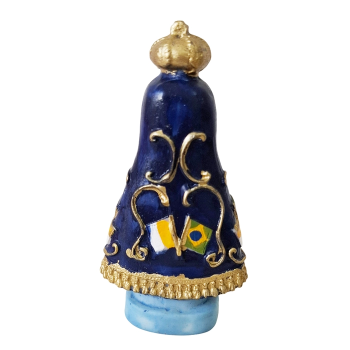 Imagem de Nossa Senhora Aparecida Infantil de Resina - 8 cm | Comprar na Lojinha Uai