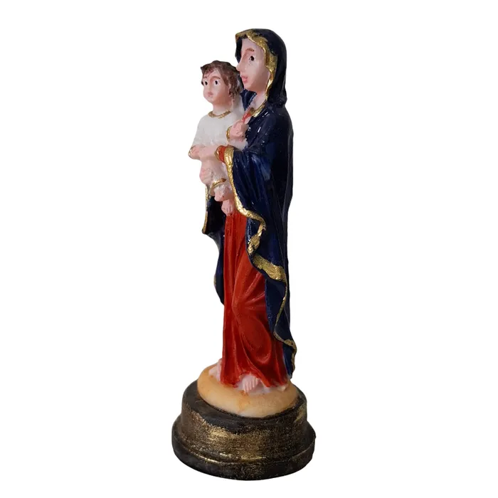 Imagem de Nossa Senhora da Saúde de Resina - 9 cm | Comprar na Lojinha Uai
