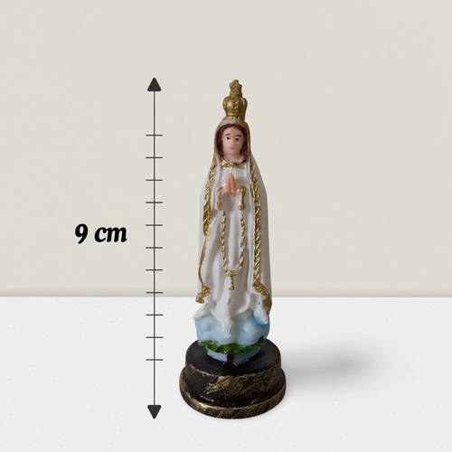 Imagem de Nossa Senhora de Fátima de Resina - 9 cm