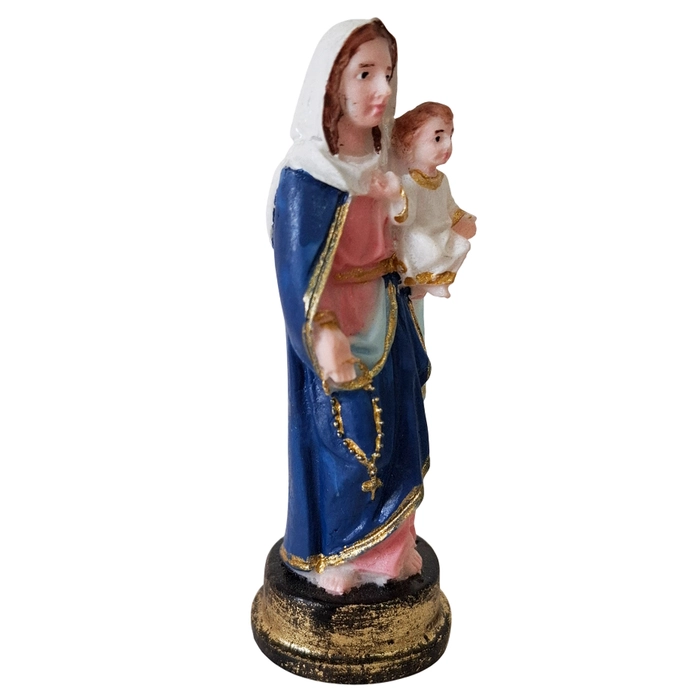 Imagem de Nossa Senhora do Rosário de Resina - 9 cm | Comprar na Lojinha Uai
