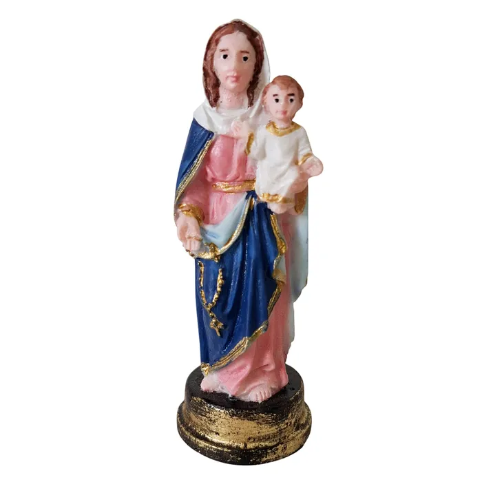 Imagem de Nossa Senhora do Rosário de Resina - 9 cm | Comprar na Lojinha Uai