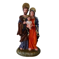 Imagem da Sagrada Família de Resina - 9 cm | Comprar na Lojinha Uai - imagem 1