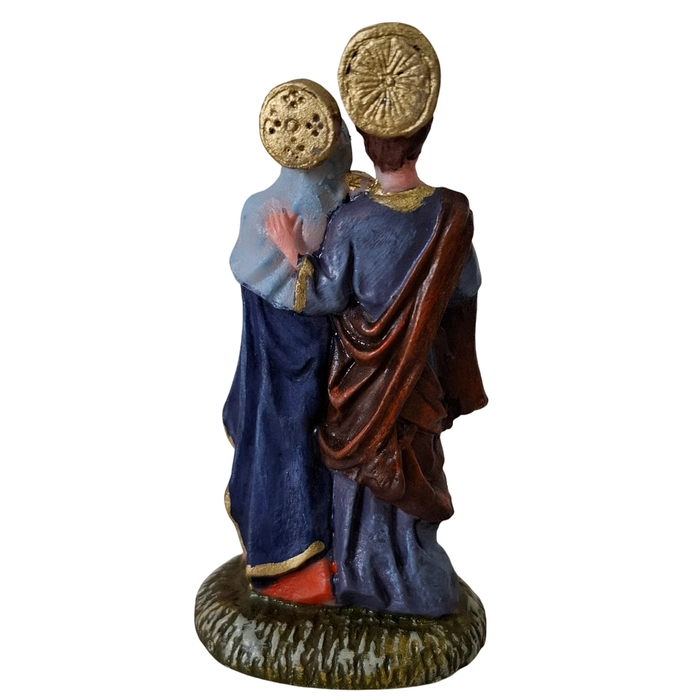 Imagem da Sagrada Família de Resina - 9 cm | Comprar na Lojinha Uai
