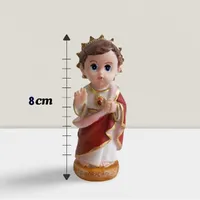 Imagem do Sagrado Coração de Jesus Infantil de Resina - 8 cm | Comprar na Lojinha Uai - imagem 2
