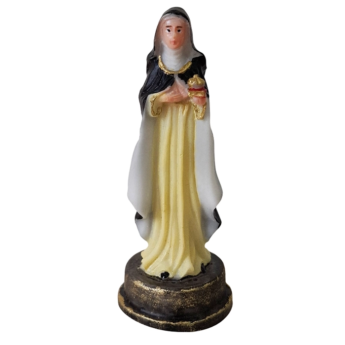 Imagem de Santa Edwiges de Resina - 9 cm | Comprar na Lojinha Uai