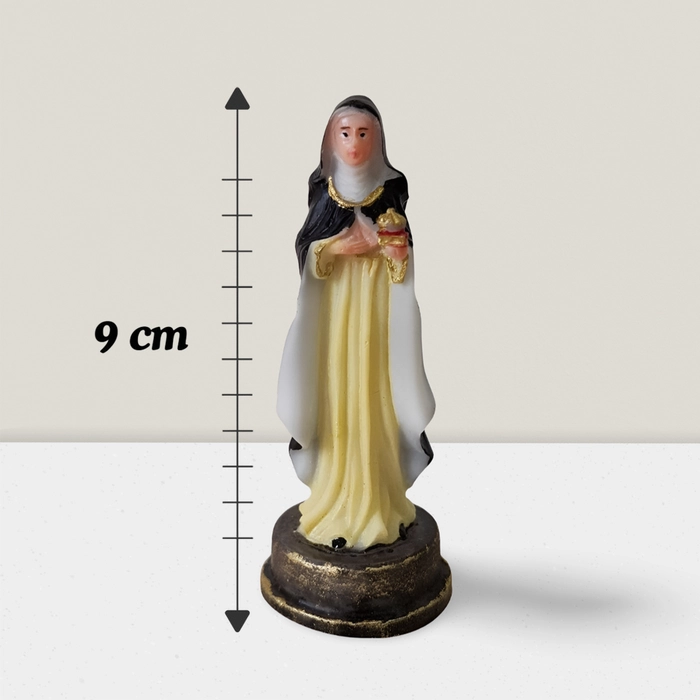 Imagem de Santa Edwiges de Resina - 9 cm | Comprar na Lojinha Uai