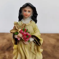 Imagem de Santa Terezinha de Resina - 15 cm | Comprar na Lojinha Uai - imagem 3