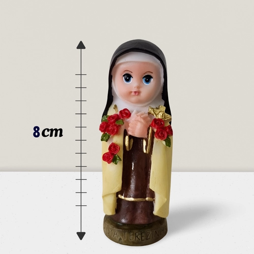 Imagem de Santa Terezinha Infantil de Resina - 8 cm