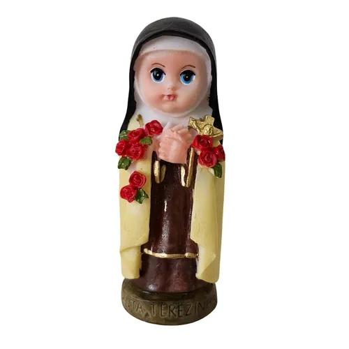 Imagem de Santa Terezinha Infantil de Resina - 8 cm