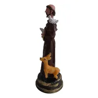 Imagem de São Francisco de Assis de Resina - 9 cm | Comprar na Lojinha Uai - imagem 2