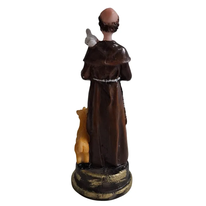 Imagem de São Francisco de Assis de Resina - 9 cm | Comprar na Lojinha Uai