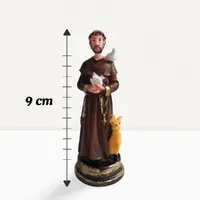 Imagem de São Francisco de Assis de Resina - 9 cm | Comprar na Lojinha Uai - imagem 4