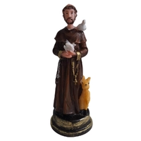 Imagem de São Francisco de Assis em Resina - 9 cm - imagem 1