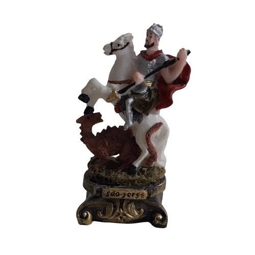 Imagem de São Jorge em Resina - 9 cm
