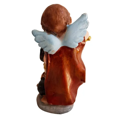 Imagem de São Miguel Arcanjo Infantil de Resina - 8 cm