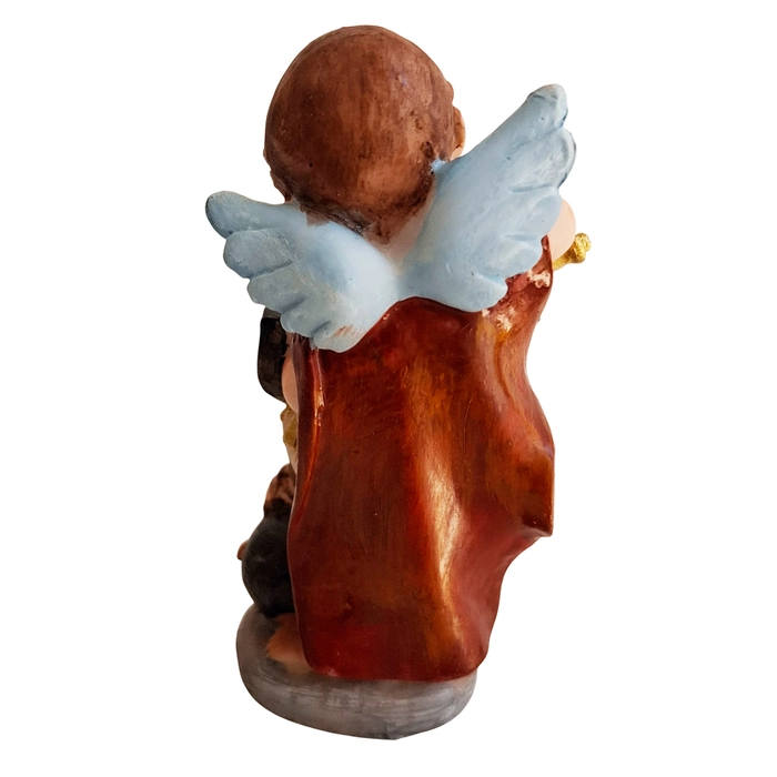 Imagem de São Miguel Arcanjo Infantil de Resina - 8 cm | Comprar na Lojinha Uai