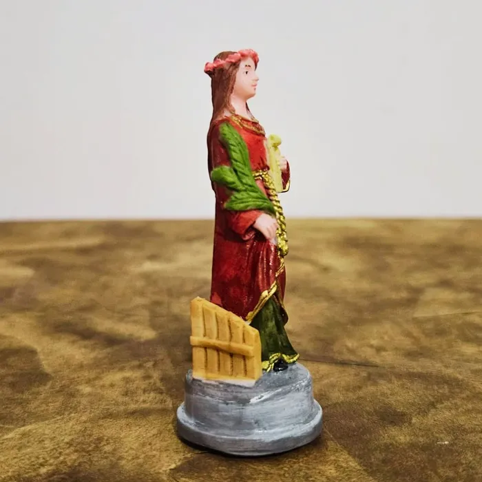 Imagem de Santa Cecília de Resina - 9 cm | Comprar na Lojinha Uai