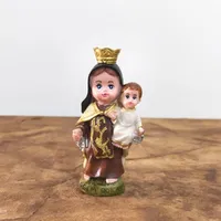 Imagem de Nossa Senhora do Carmo Infantil de Resina - 8 cm | Comprar na Lojinha Uai - imagem 2