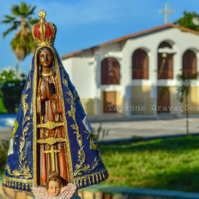 Imagem de Nossa Senhora Aparecida de Resina - 30 cm | Comprar na Lojinha Uai