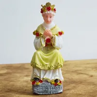 Imagem de Nossa Senhora de La Salete sentada de Resina - 9 cm | Comprar na Lojinha Uai - imagem 2