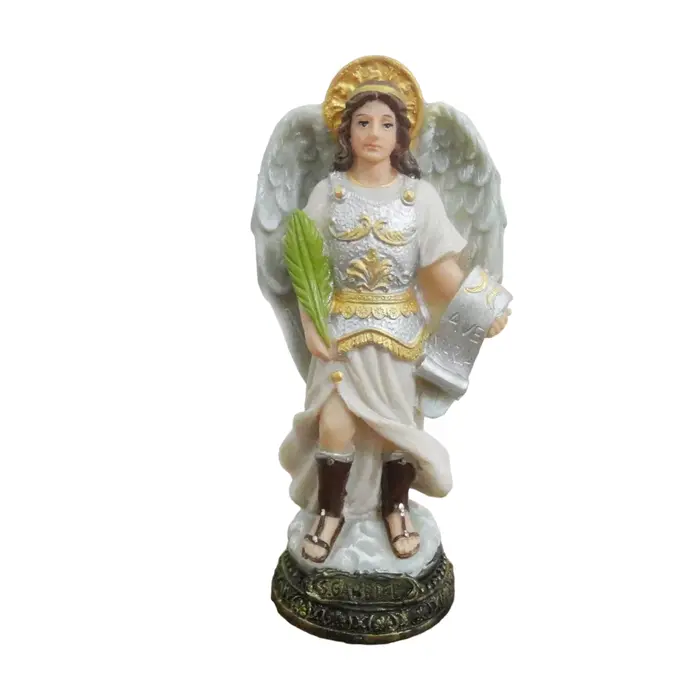 Imagem de São Gabriel Arcanjo de Resina - 15 cm | Comprar na Lojinha Uai