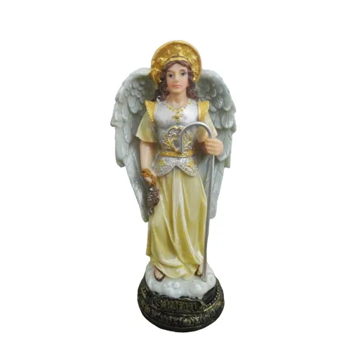 Imagem de São Rafael Arcanjo de Resina - 15 cm