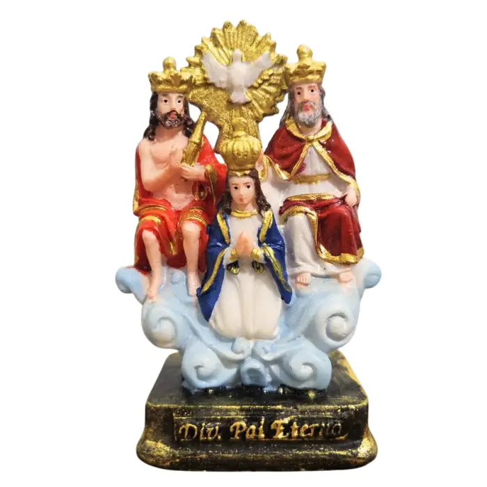 Imagem do Divino Pai Eterno de Resina - 10 cm | Comprar na Lojinha Uai