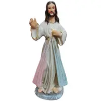 Imagem de Jesus Misericordioso de Resina - 15 cm | Comprar na Lojinha Uai - imagem 1