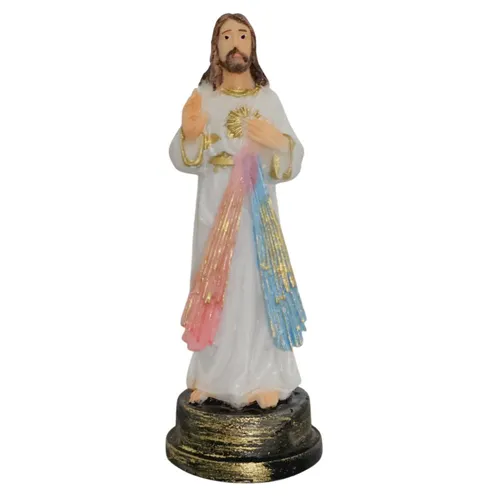 Imagem de Jesus Misericordioso de Resina - 9 cm