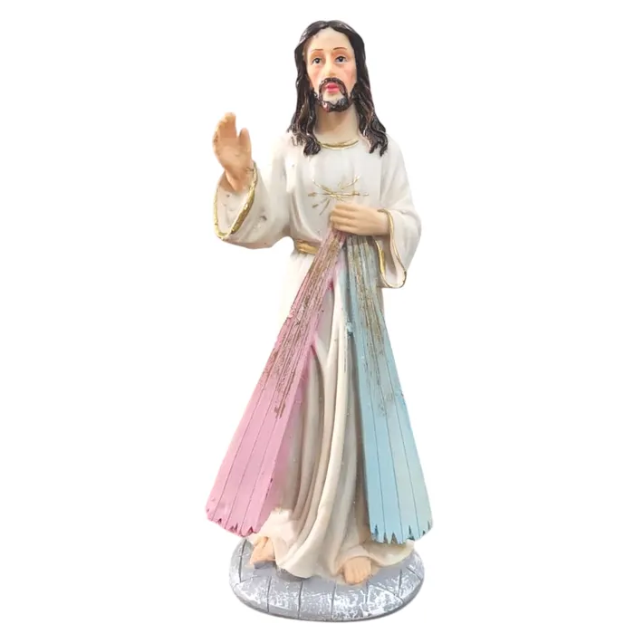 Imagem de Jesus Misericordioso de Resina - 20 cm | Comprar na Lojinha Uai