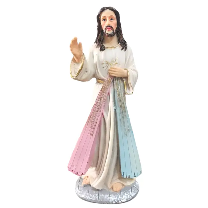 Imagem de Jesus Misericordioso em Resina - 20 cm