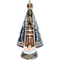 Imagem de Nossa Senhora Aparecida de Resina - 30 cm | Comprar na Lojinha Uai - imagem 1