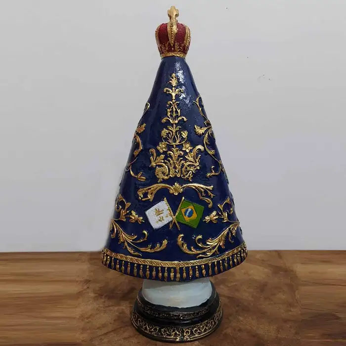 Imagem de Nossa Senhora Aparecida de Resina - 30 cm | Comprar na Lojinha Uai