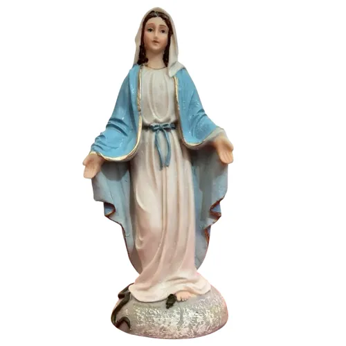 Imagem de Nossa Senhora das Graças Sem Medalha de Resina - 18 cm