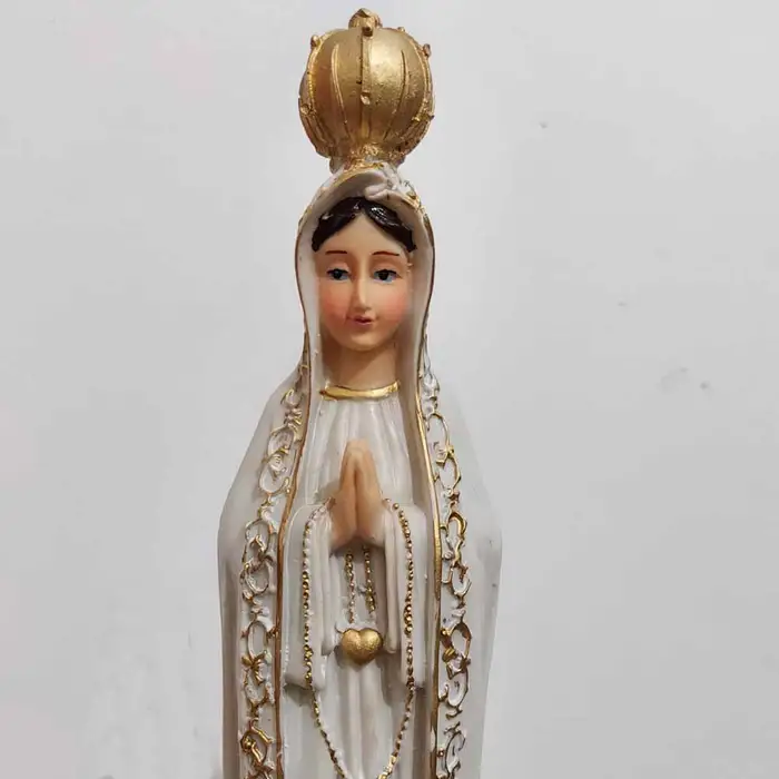 Imagem de Nossa Senhora de Fátima de Resina - 30 cm | Comprar na Lojinha Uai
