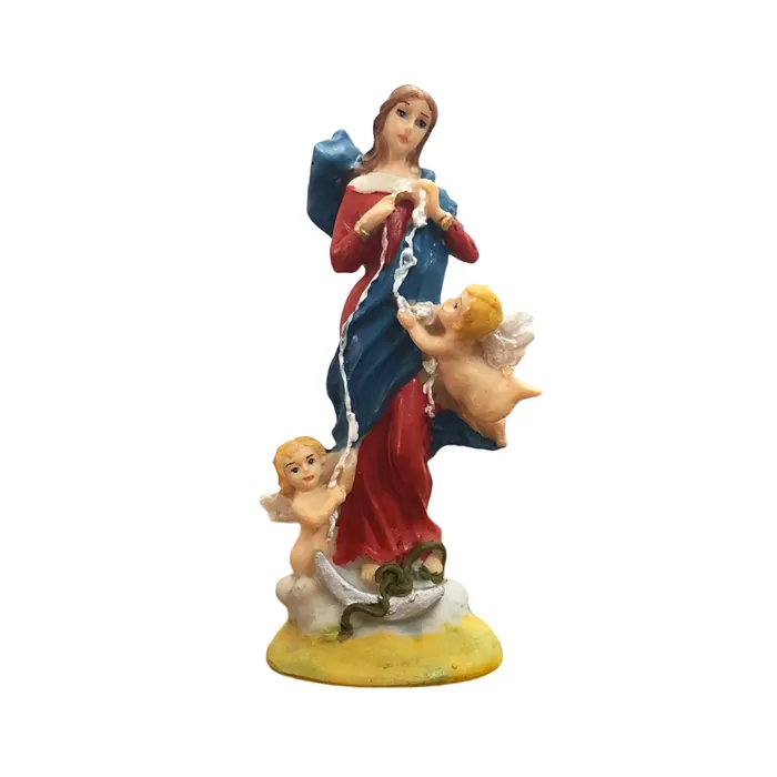 Imagem de Nossa Senhora Desatadora dos Nós de Resina - 15 cm | Comprar na Lojinha Uai