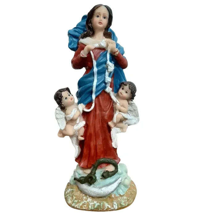 Imagem de Nossa Senhora Desatadora dos Nós de Resina - 20 cm | Comprar na Lojinha Uai