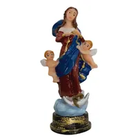 Imagem de Nossa Senhora Desatadora dos Nós em Resina - 9 cm - imagem 1