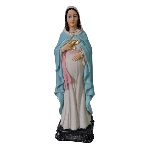 Imagem de Nossa Senhora do Ó em Resina - Nossa Senhora Grávida - 15 cm