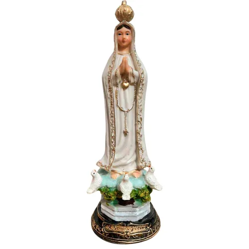 Imagem de Nossa Senhora de Fátima de Resina - 20 cm