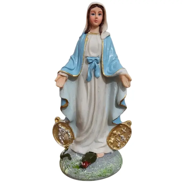 Imagem de Nossa Senhora das Graças de Resina - 15 cm | Comprar na Lojinha Uai