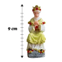 Imagem de Nossa Senhora de La Salete sentada de Resina - 9 cm | Comprar na Lojinha Uai - imagem 4